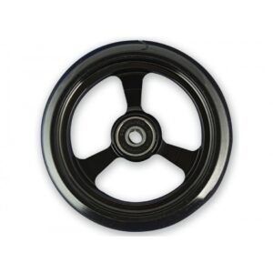 4 Inch Frogs Legs Aluminium Wheelchair Caster - Black