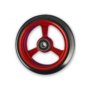 5 Inch Frogs Legs Aluminium Wheelchair Castor - Red