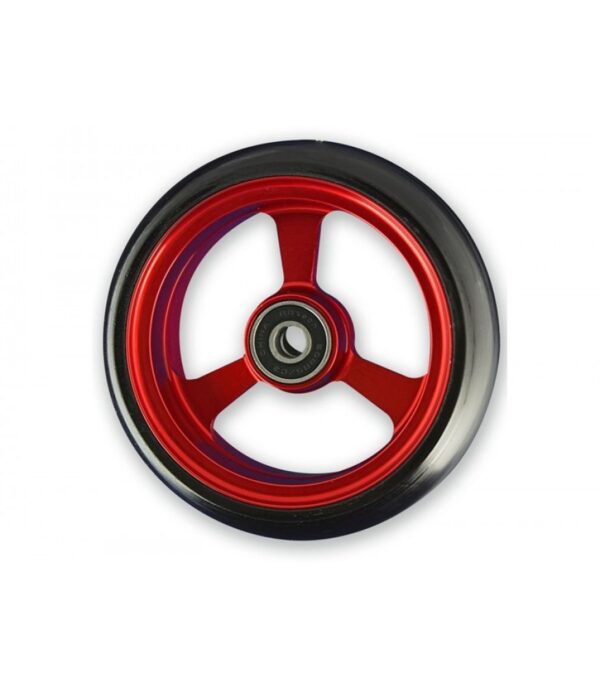 5 Inch Frogs Legs Aluminium Wheelchair Castor - Red