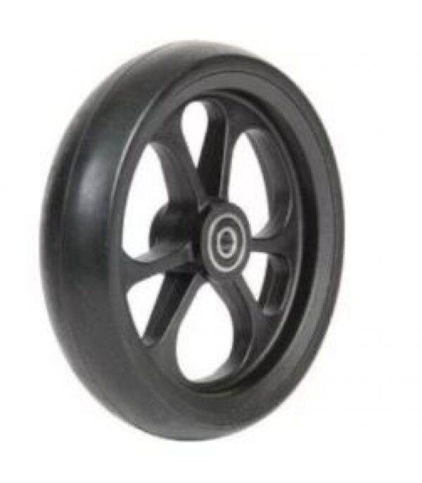 6 Inch Alucore Aluminium Wheelchair Caster - Black