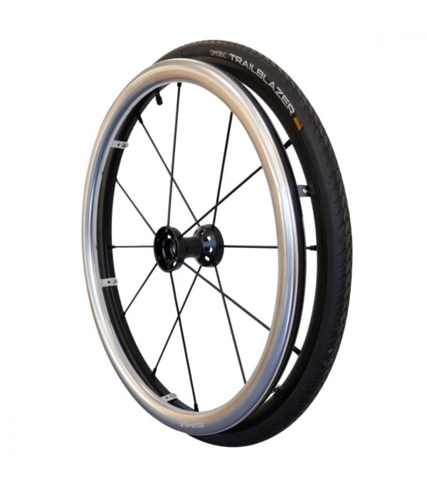 Omobic Tensio Ray Simi Wheel Silver 24”
